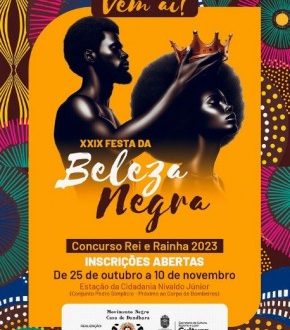 Abertas as inscrições para o “Concurso de Rei e Rainha Beleza Negra 2023” em Floriano