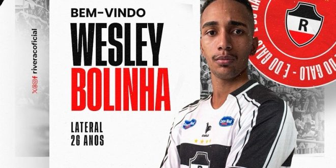 River contrata volante Knupp e lateral Wesley Bolinha chegando aos 25 nomes