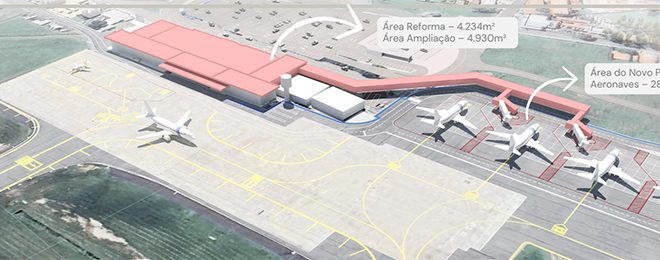 Aeroporto de Teresina passa por 15 obras simultâneas e terá 2 passarelas para passageiros